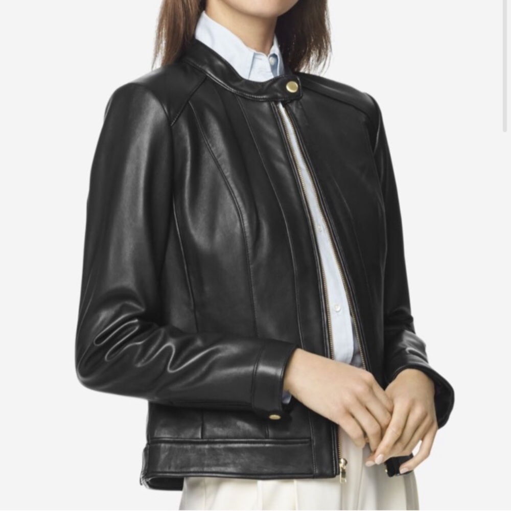 Cole Haan Faux Leather jacket
